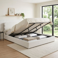 Load image into Gallery viewer, Floria Super King Gas Lift Bed Frame - White