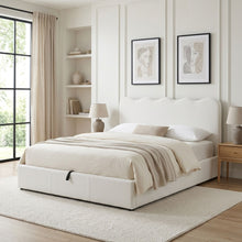 Load image into Gallery viewer, Cove Queen Gas Lift Bed Frame - White