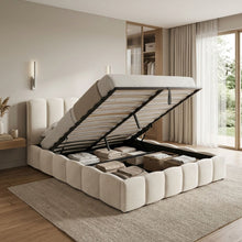 Load image into Gallery viewer, Modu Queen Gas Lift Bed Frame - Beige