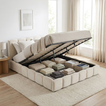 Load image into Gallery viewer, Modu Super King Gas Lift Bed Frame - Beige