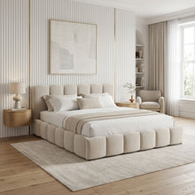 Load image into Gallery viewer, Modu Super King Gas Lift Bed Frame - Beige