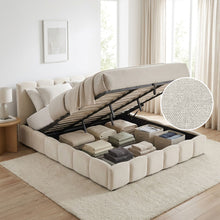 Load image into Gallery viewer, Modu Super King Gas Lift Bed Frame - Beige