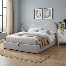 Load image into Gallery viewer, Miora Queen Gas Lift Bed Frame - Light Grey
