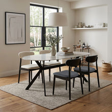 Load image into Gallery viewer, 23874-cedar-gloss-ceramic-dining-table-180-x-90cm-light-grey-black-2606224