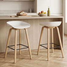 Load image into Gallery viewer, Kai Metal Bar Stool 75cm - Set of 2 - White