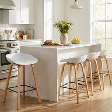 Load image into Gallery viewer, Kai Metal Bar Stool 75cm - Set of 4 - White