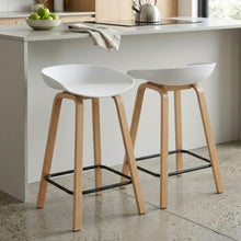 Load image into Gallery viewer, Kai Metal Bar Stool 65cm - Set of 2 - White