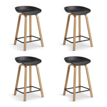 Load image into Gallery viewer, Kai Metal Bar Stool 65cm - Set of 4 - Black