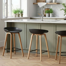 Load image into Gallery viewer, Kai Metal Bar Stool 65cm - Set of 4 - Black