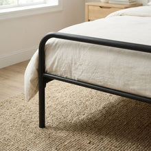 Load image into Gallery viewer, Bolt Double Metal Bed Frame - Black
