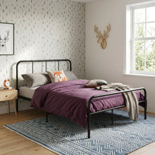 Load image into Gallery viewer, Bolt Double Metal Bed Frame - Black