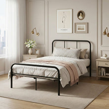 Load image into Gallery viewer, Bolt King Single Metal Bed Frame - Black