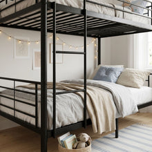Load image into Gallery viewer, Graid Single Metal Bunk Bed Frame - Black