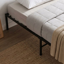 Load image into Gallery viewer, Lite King Single Metal Bed Frame - Black
