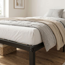 Load image into Gallery viewer, Lite King Single Metal Bed Frame - Black