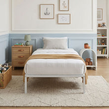 Load image into Gallery viewer, Lite Single Metal Bed Frame - White