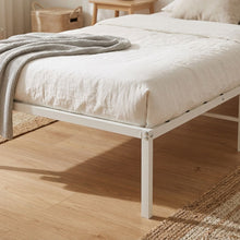Load image into Gallery viewer, Lite Single Metal Bed Frame - White