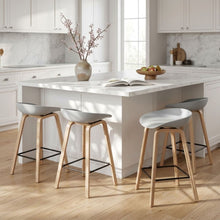 Load image into Gallery viewer, Kai Metal Bar Stool 65cm - Set of 4 - Grey
