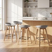 Load image into Gallery viewer, Kai Metal Bar Stool 65cm - Set of 4 - Grey