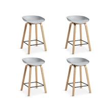 Load image into Gallery viewer, Kai Metal Bar Stool 65cm - Set of 4 - Grey