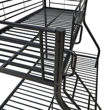 Load image into Gallery viewer, Link Metal Triple Bunk Bed Frame - Black