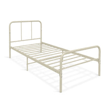 Load image into Gallery viewer, Bolt Single Metal Bed Frame - Light Khaki