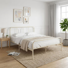 Load image into Gallery viewer, Bolt Queen Metal Bed Frame - Light Khaki