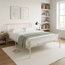 Load image into Gallery viewer, Bolt Queen Metal Bed Frame - Light Khaki