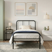 Load image into Gallery viewer, Bolt Single Metal Bed Frame - Black