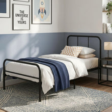 Load image into Gallery viewer, Bolt Single Metal Bed Frame - Black