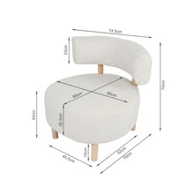 Load image into Gallery viewer, lt11097-milo-chenille-armchair-white-2606258