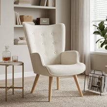 Load image into Gallery viewer, lt11105-wing-velvet-armchair-beige-11
