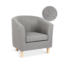 Load image into Gallery viewer, Ash Linen Armchair - Light Grey
