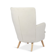 Load image into Gallery viewer, Puff Velvet Armchair - White