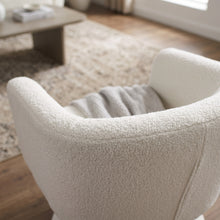 Load image into Gallery viewer, lt11099-hug-boucle-swivel-armchair-white-26062513