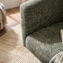 Load image into Gallery viewer, lt11100-hug-chenille-swivel-armchair-dark-green-26062514