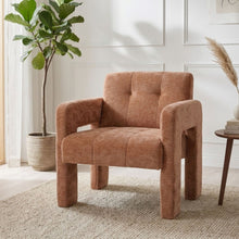 Load image into Gallery viewer, lt11113-mocha-chenille-armchair-warm-clay-2606263