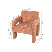Load image into Gallery viewer, lt11113-mocha-chenille-armchair-warm-clay-26062615