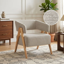 Load image into Gallery viewer, Bark Chenille Armchair - Khaki