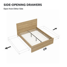 Load image into Gallery viewer, 22584-harris-queen-bed-frame-with-storage-oak-2606264