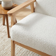 Load image into Gallery viewer, Aven Boucle Armchair - White