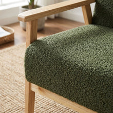 Load image into Gallery viewer, Aven Boucle Armchair - Dark Green