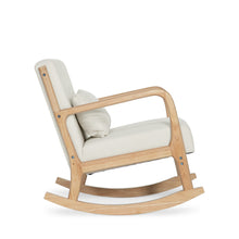 Load image into Gallery viewer, Taru Velvet Rocking Armchair - Beige