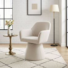 Load image into Gallery viewer, Nilo Swivel Barrel Armchair - Beige