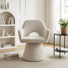 Load image into Gallery viewer, Nilo Swivel Barrel Armchair - Beige