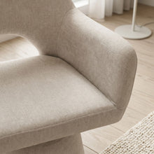 Load image into Gallery viewer, Nilo Swivel Barrel Armchair - Beige
