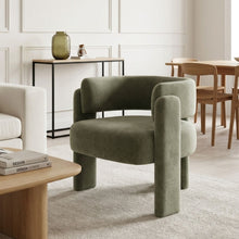 Load image into Gallery viewer, Eno Velvet Armchair - Green