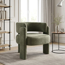 Load image into Gallery viewer, Eno Velvet Armchair - Green