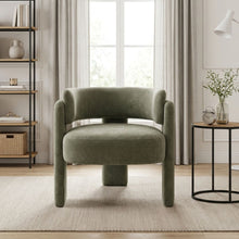 Load image into Gallery viewer, Eno Velvet Armchair - Green