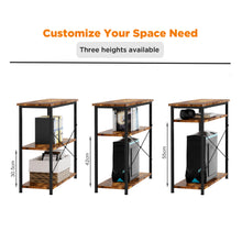 Load image into Gallery viewer, Omar Computer Corner Desk - Rustic Brown